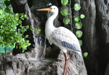 商场石雕仙鹤雕塑