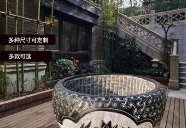 医院水缸石雕
