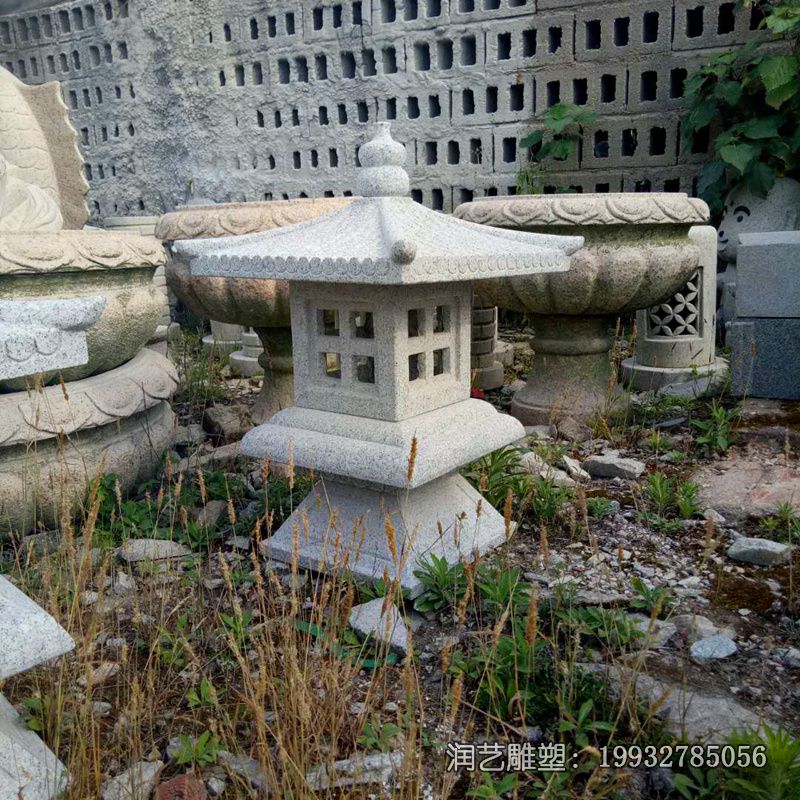 酒店石灯石雕 酒店石灯石雕