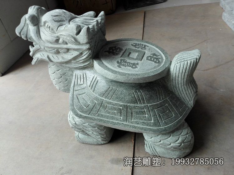 企业龙龟石雕 企业龙龟石雕