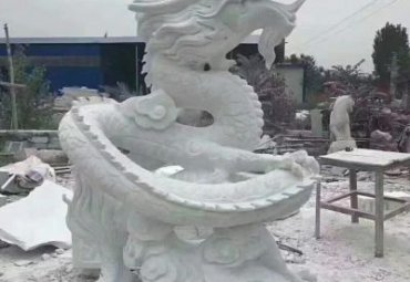 商业街龙石雕