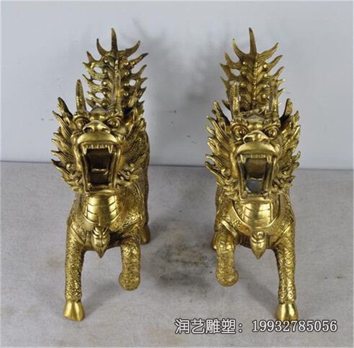 广场麒麟动物铜雕 广场麒麟动物铜雕