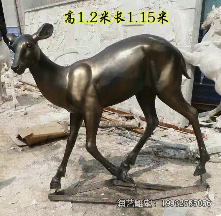 医院小鹿动物铜雕 医院小鹿动物铜雕