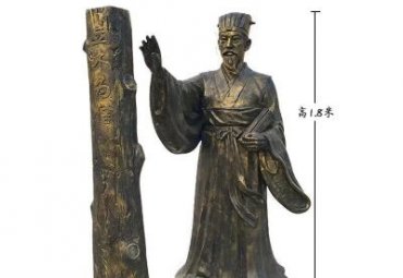 商业街典故人物铜雕