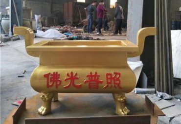 城市香炉景观铜雕