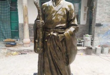 医院扁鹊铜雕