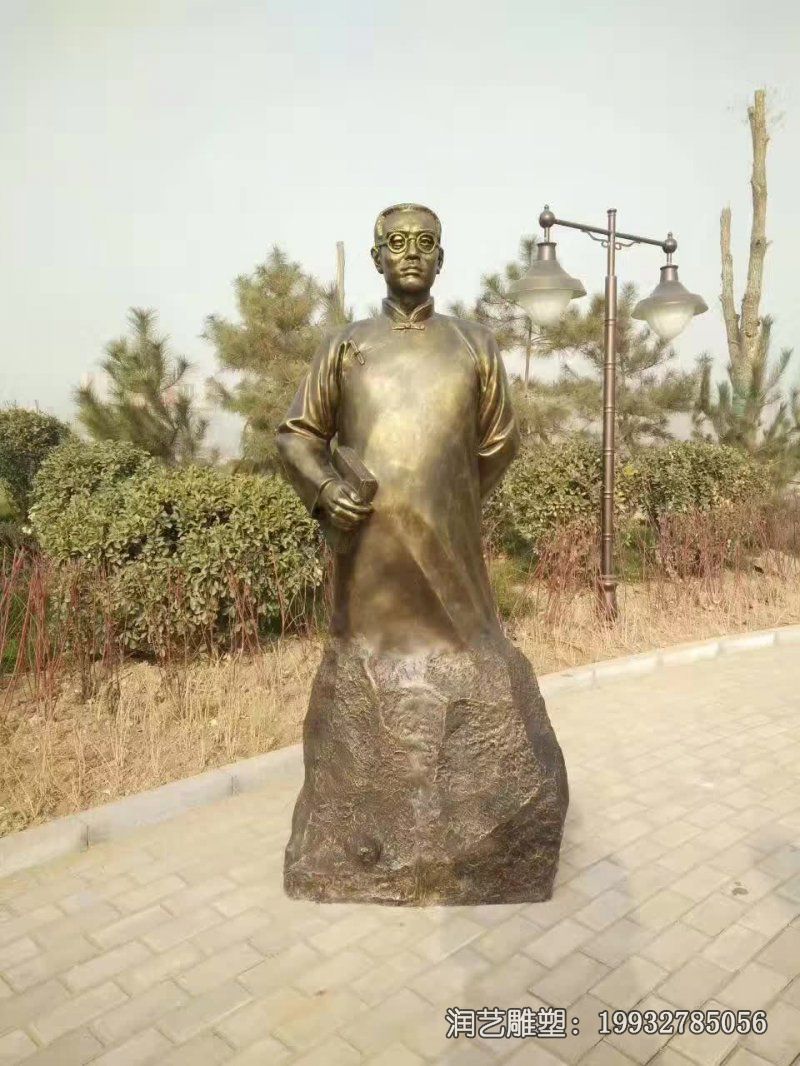 企业陶行知人物铜雕 企业陶行知人物铜雕