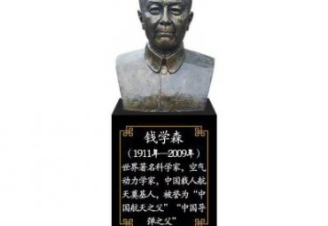 小区钱学森人物铜雕