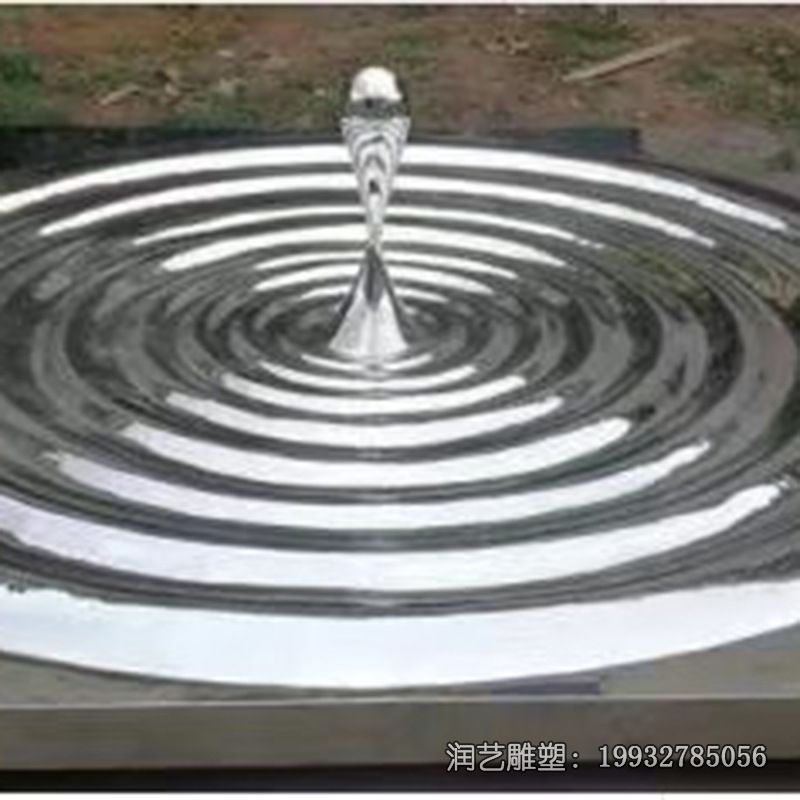 商场不锈钢水滴雕塑 商场不锈钢水滴雕塑