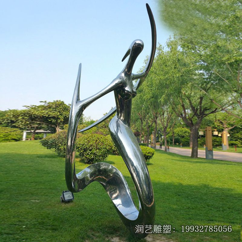学校不锈钢跳舞雕塑 学校不锈钢跳舞雕塑