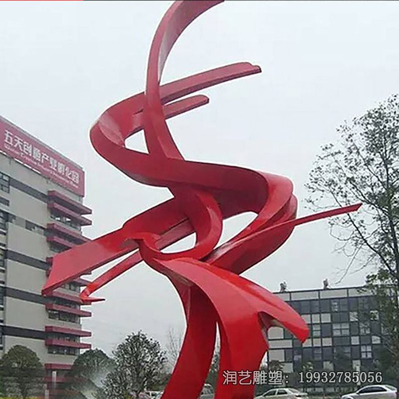 医院不锈钢飘带雕塑 医院不锈钢飘带雕塑