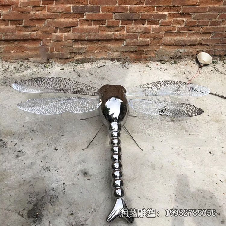 小区不锈钢蜻蜓雕塑 小区不锈钢蜻蜓雕塑