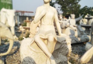 学校人物石雕