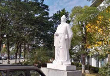 小区孔子人物石雕