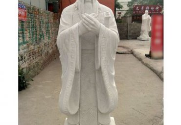 城市老子人物石雕