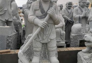 商业街二十四孝石雕