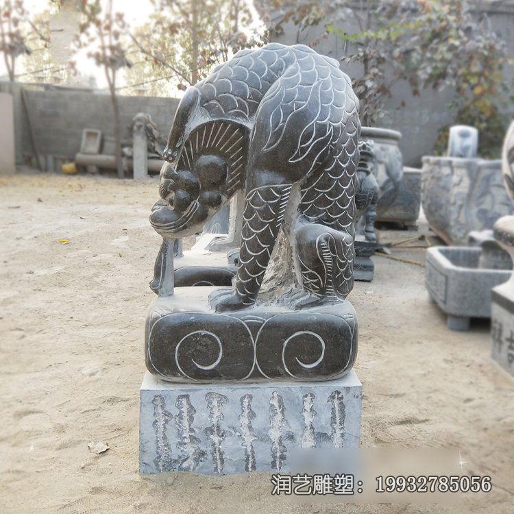 景区吸水兽动物石雕 景区吸水兽动物石雕