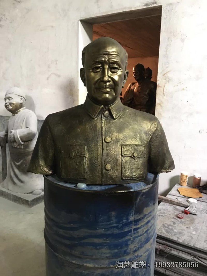 景区钱学森人物铜雕 景区钱学森人物铜雕