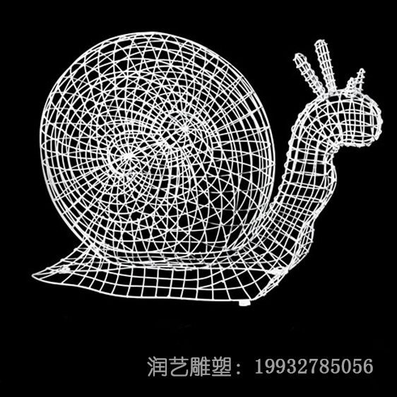 游乐场不锈钢蜗牛雕塑 游乐场不锈钢蜗牛雕塑