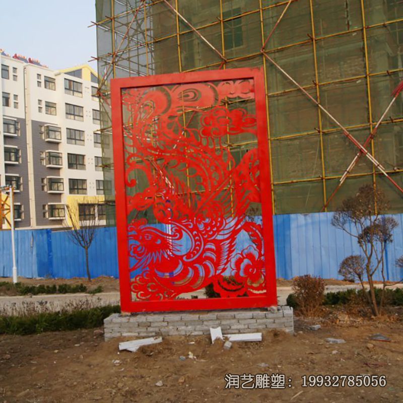 公园不锈钢剪纸雕塑 公园不锈钢剪纸雕塑