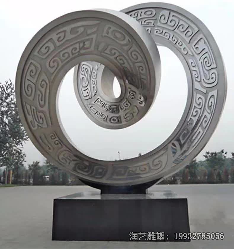 学校不锈钢抽象景观雕塑 学校不锈钢抽象景观雕塑