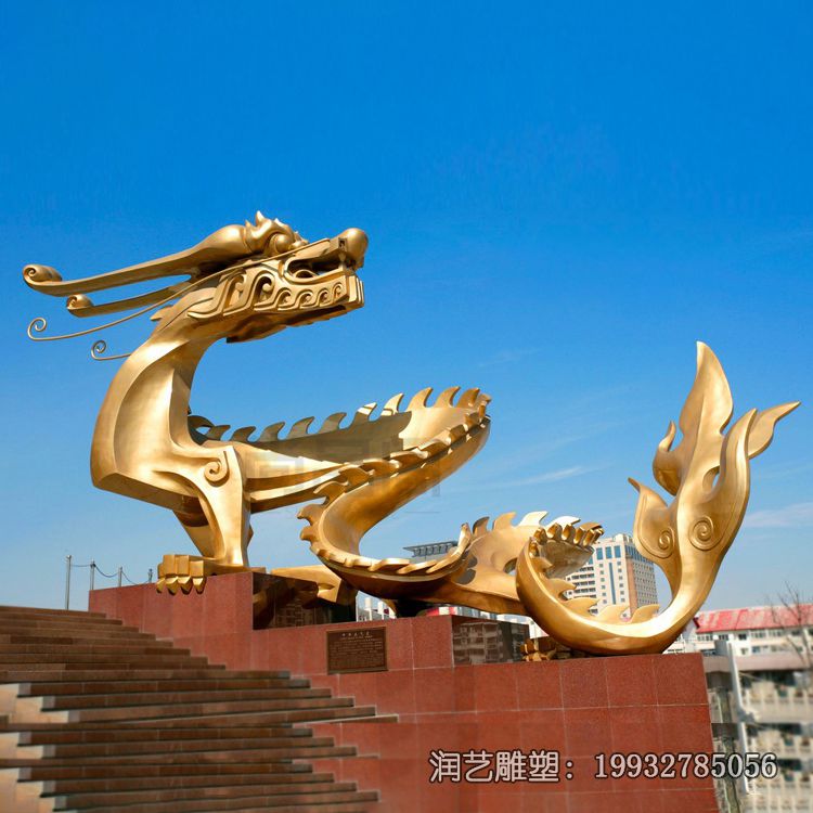 景区不锈钢龙雕塑 景区不锈钢龙雕塑