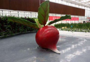 商业街玻璃钢蔬菜雕塑