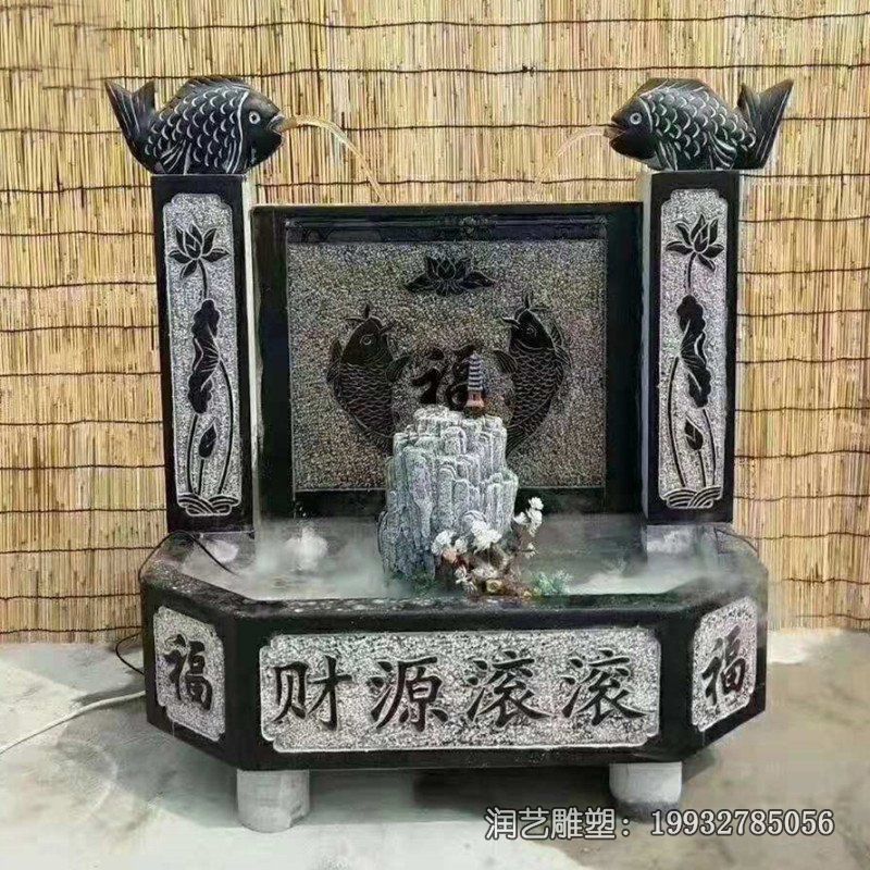 景区流水盆景观石雕 景区流水盆景观石雕