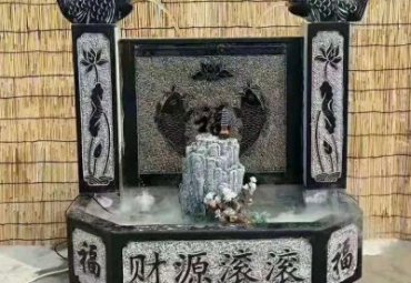 景区流水盆景观石雕
