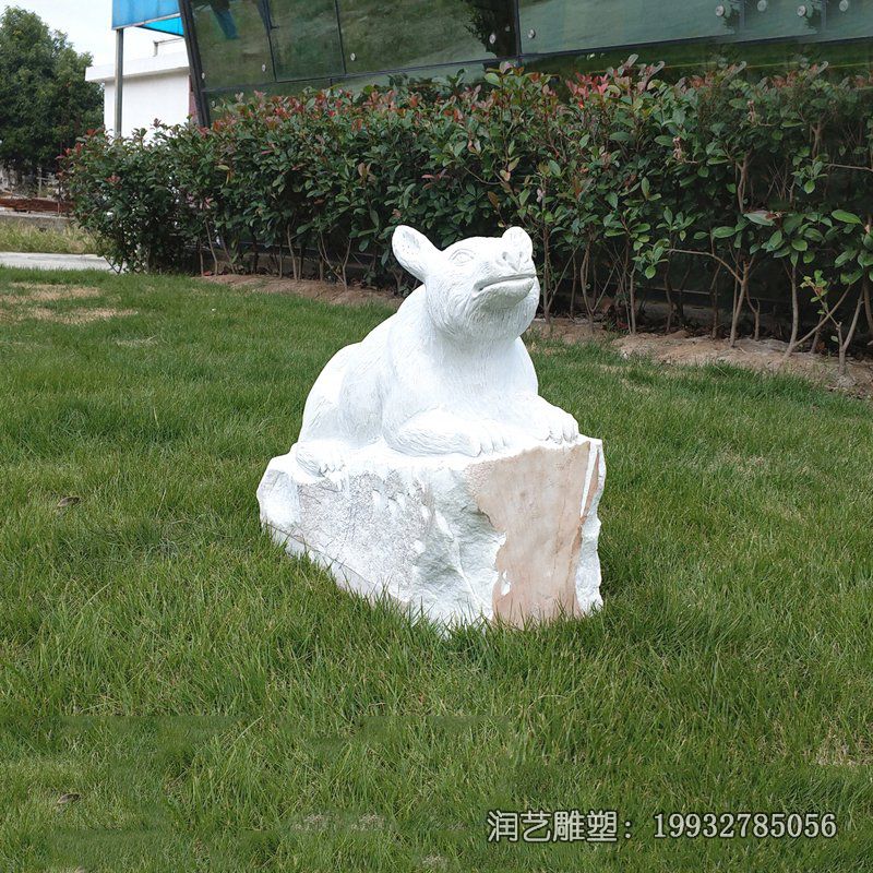 城市狗动物石雕 城市狗动物石雕
