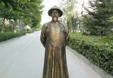 小区林则徐人物铜雕