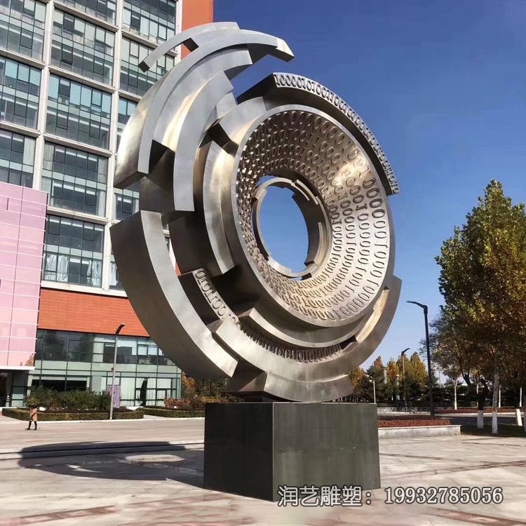 企业不锈钢齿轮雕塑 企业不锈钢齿轮雕塑