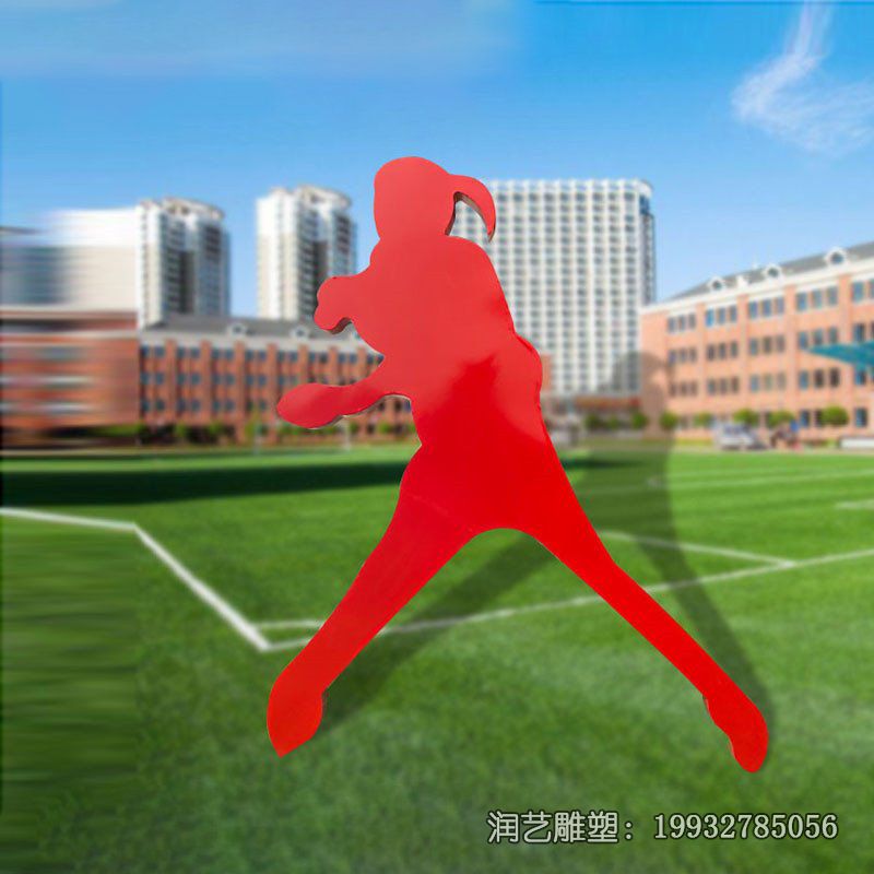景区不锈钢运动人物雕塑 景区不锈钢运动人物雕塑