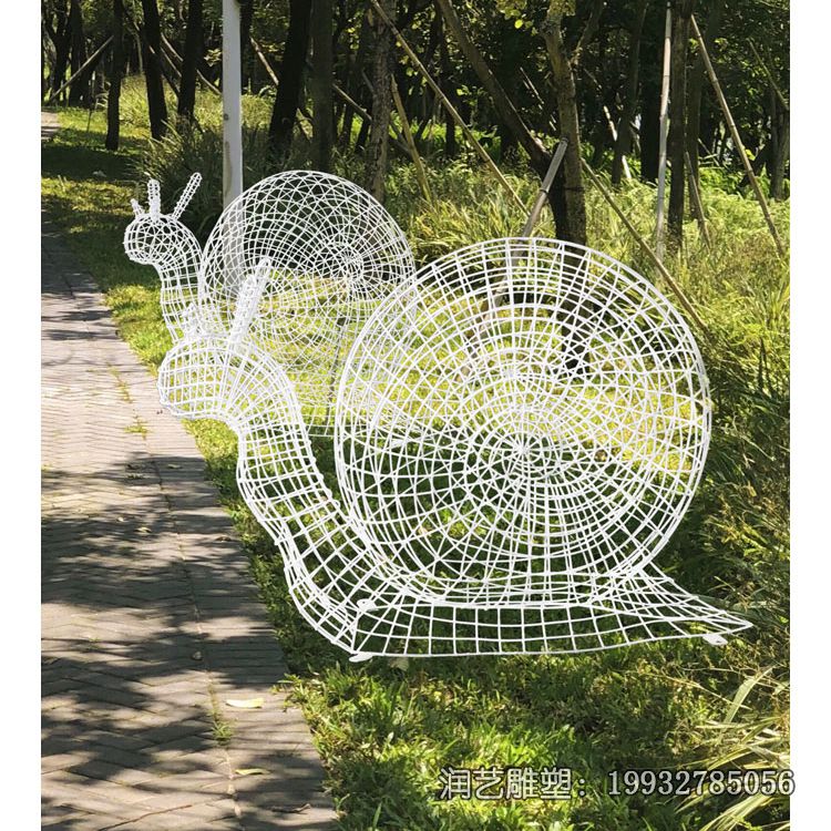 商场不锈钢蜗牛雕塑 商场不锈钢蜗牛雕塑