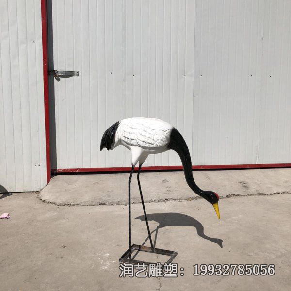 医院玻璃钢仙鹤雕塑 医院玻璃钢仙鹤雕塑