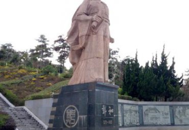 城市郑和人物石雕