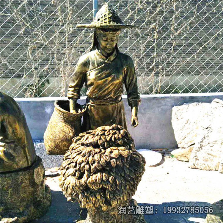 广场茶文化铜雕 广场茶文化铜雕