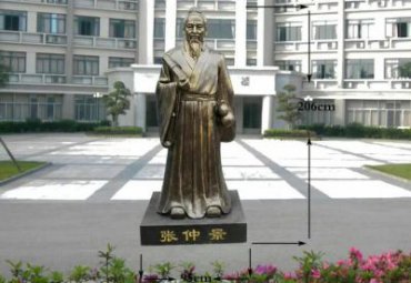 学校张仲景人物铜雕
