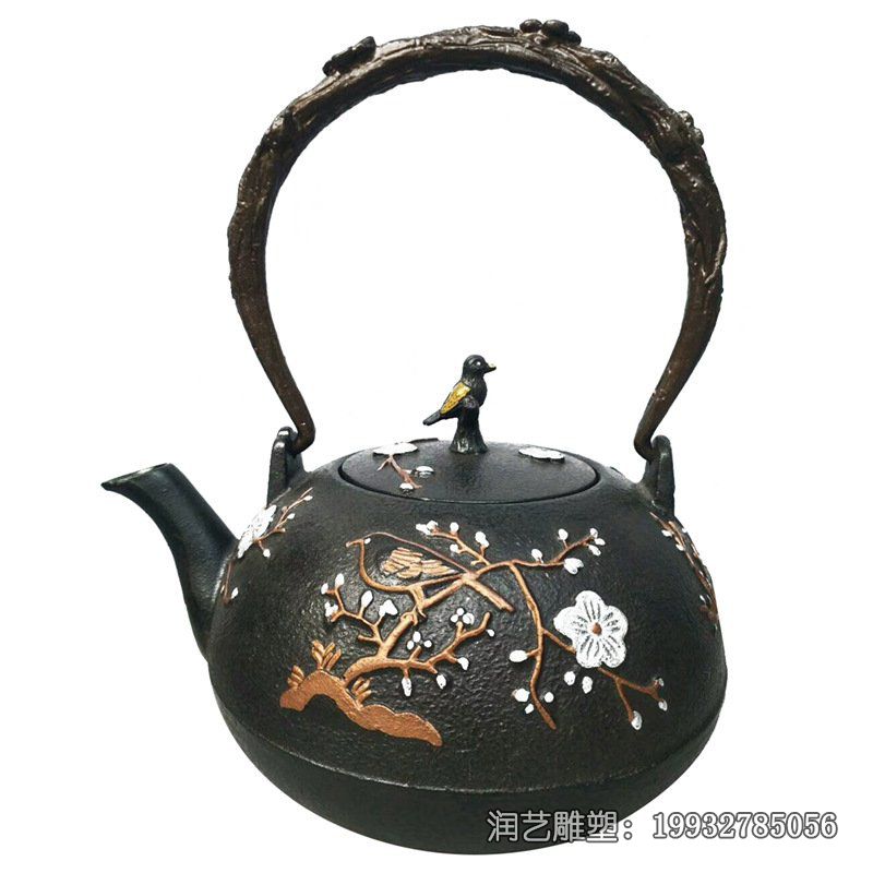 游乐场茶壶景观铜雕 游乐场茶壶景观铜雕