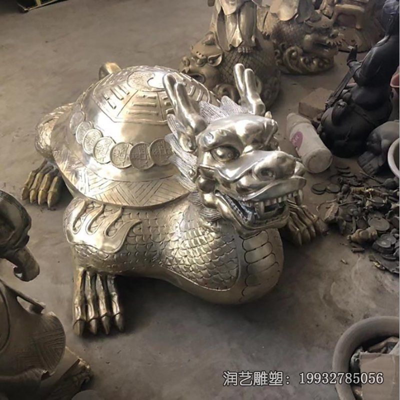 游乐场龙龟铜雕 游乐场龙龟铜雕