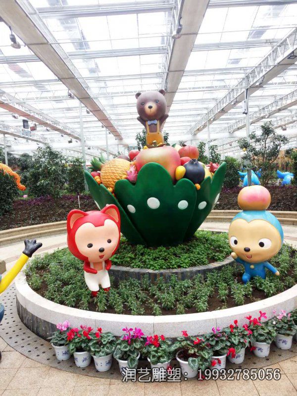 广场玻璃钢阿狸雕塑 广场玻璃钢阿狸雕塑