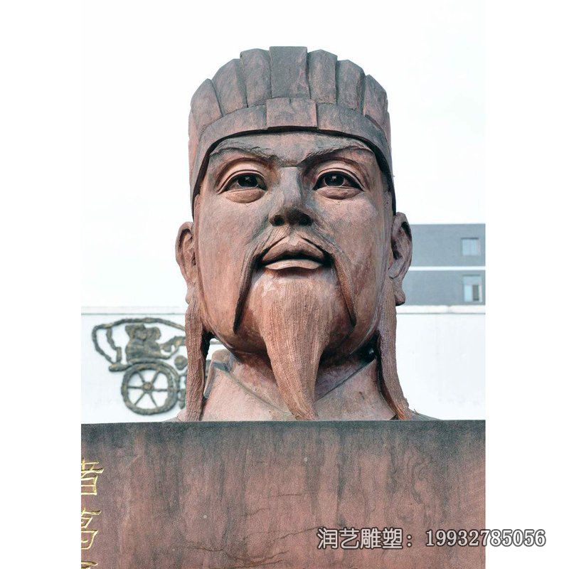 广场诸葛亮石雕 广场诸葛亮石雕