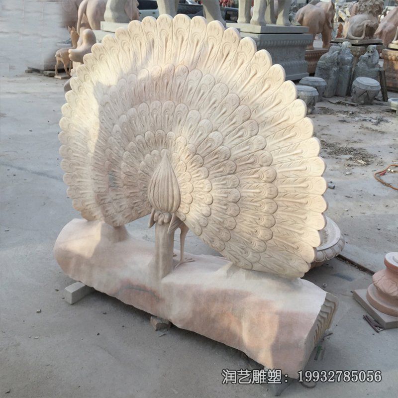 商场孔雀石雕 商场孔雀石雕