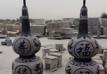 学校葫芦景观石雕