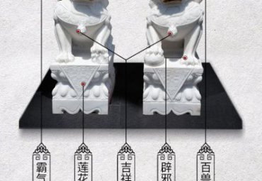 广场狮子石雕