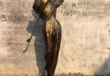 学校运动人物铜雕