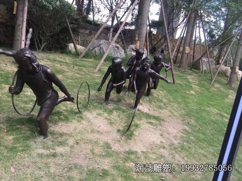 小区儿童人物铜雕 小区儿童人物铜雕