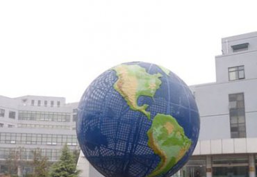 学校不锈钢地球景观雕塑