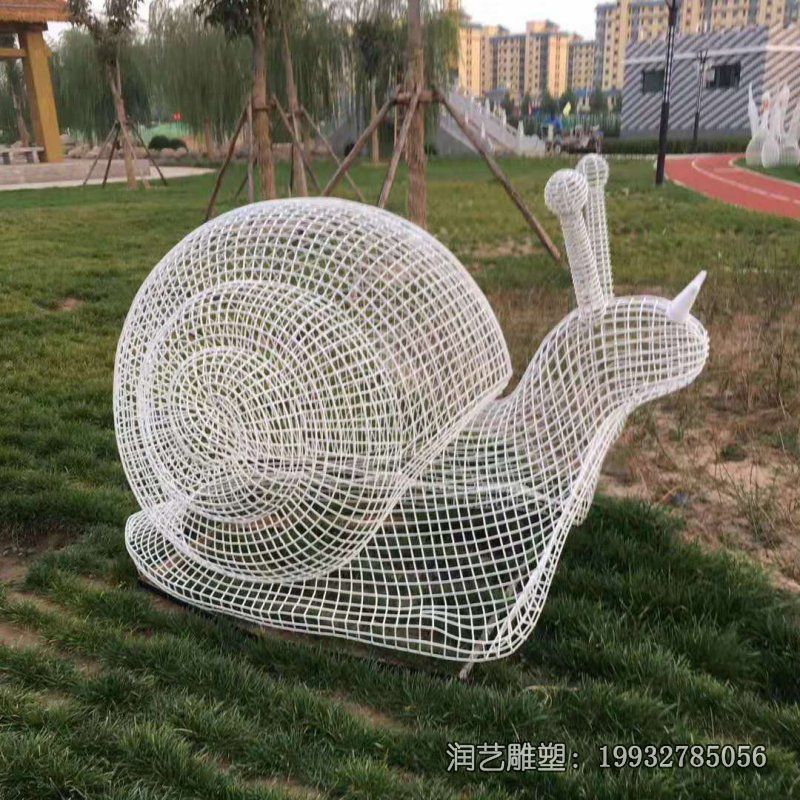 商场不锈钢蜗牛雕塑 商场不锈钢蜗牛雕塑