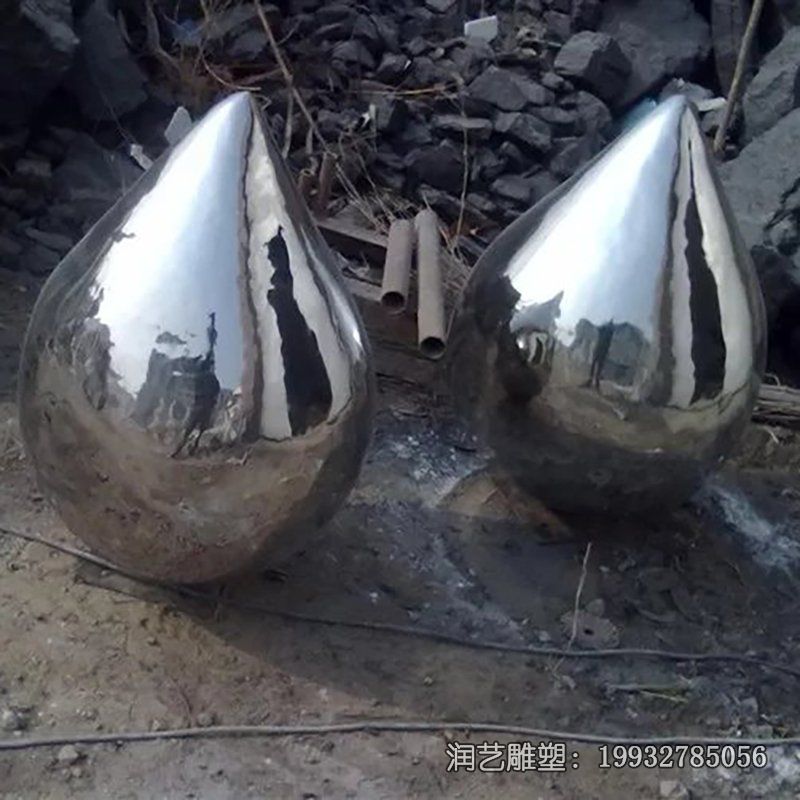 公园不锈钢水滴景观雕塑 公园不锈钢水滴景观雕塑